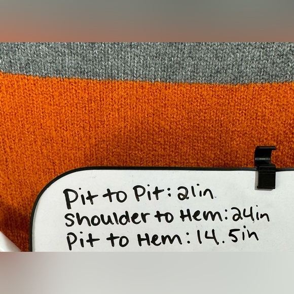 C&C California Wool Blend Multicolor Knit Turtleneck Pullover Sweater Women’s M - Picture 11 of 12